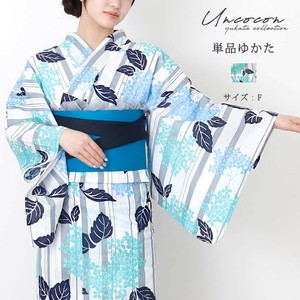 和服/浴衣 紫阳花 女士 单品 竖纹