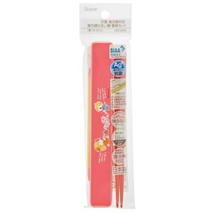 スケーター 【予約販売】抗菌 音の鳴らない箸箱セット 水森亜土