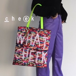 【SDギャザリング】3色展開【新商品】【cheek】撥水 大きめ カラフル｜sequins print puff tote（C25002）