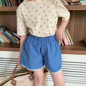 韓国スタイル パンツ 2色6サイズ 半ズボン ショートパンツ レース 夏