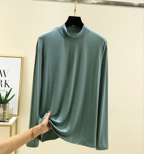 Tシャツ 長袖 ハーフネック 薄手 無地 快適 メンズ ファッション  ABQ1218