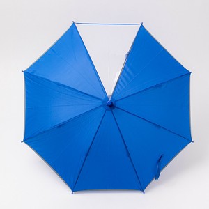 傘 LINEDROPS　手開き 50センチ 雨傘 子供用 キッズ あんしん窓付 無地 シンプル 手動式