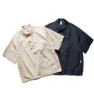 P21440 男 2025春夏新作 半袖  日系 ポロシャツ Tシャツ トップス メンズ ファッション カジュアル