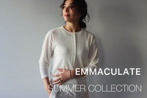 2025SUMMER新作 　ワッフル　ヘンリーネックプルオーバー