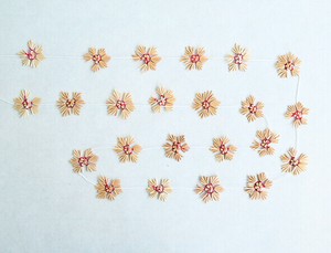 【在庫限り】キマーレ ストローストローガーランド　ナチュラルD【ハンドメイド/クリスマス】