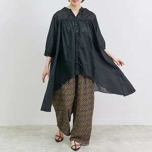 2025年新商品 衬衫 圆形下摆 短袖衬衫