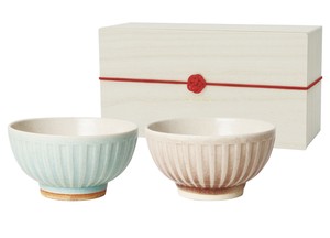 TETOTE シノギ 飯碗 ペアセット