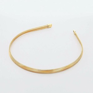フラワーリング カチューシャ コイル ゴールド HHA0025-GD