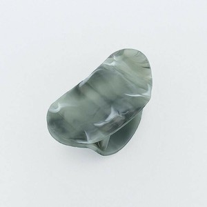 フラワーリング ヘアクリップ フィットクリップ ニュアンスカーブ グリーン HCP0176-GR