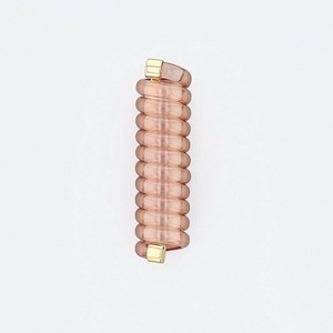 フラワーリング ヘアカフ コイルアップ シンプルクリア ピンク HCF0139-PK