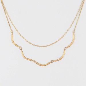 フラワーリング ネックレス デザインチェーン ゴールド AAN0796-GD