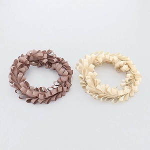 フラワーリング ヘアゴム リボンミックス 2本セット  ピンク HHG1129-PK