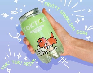 JOGUMAN トクトクスパークリング 350ml  韓国ドリンク 炭酸飲料 ジョグマン 公式 韓国キャラクター