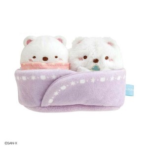 サンエックス すみっコぐらし ふたごぬいぐるみ(しろくま あかちゃん&しろくまのきょうだい あかちゃん)