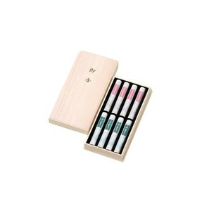 奥野晴明堂 花の旅(桜)・一葉詰合短寸筒箱8本入 桐箱入り
