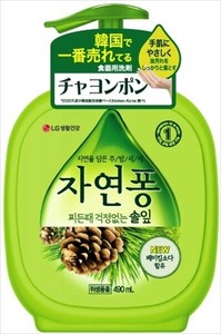 チャヨンポン食器用洗剤松葉の香り本体490ML 【食器用洗剤・自然派】