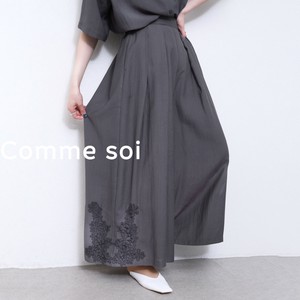 ■comme soi（コムソワ）■サイドレースパンツ【セットアップ可能】上下別売り 2025新作