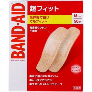 バンドエイド　超フィット　Mサイズ　50枚 【絆創膏】