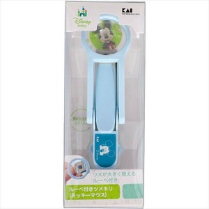 ルーペ付きツメキリ（ミッキーマウス）　KK1484 【ベビー用品】