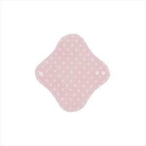 fuwako（フワコ）　幸せの布ナプキン　ライナー　Wガーゼ水玉ピンク 【生理用品】
