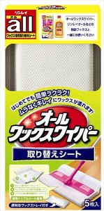 オール　ワックスワイパーシート　詰替え　5枚 【フローリングシートクリーナー】