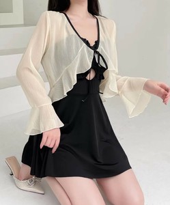 连身泳装/连体泳装 洋装/连衣裙 开衫 2件每组