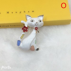 ブローチ 猫 おしゃれ レディース アクセサリー BQ7464