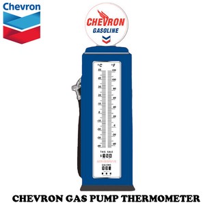 メタル サーモメーター CHEVRON GAS PUMP 【シェブロン 温度計】