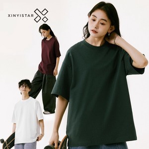 P21466  半袖 Tシャツ 無地 トップス メンズ ファッション  2025夏新作 カジュアル 男女通用 欧米風 レトロ