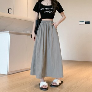 スカート    無地  ゆったり  快適   レディースファッション    DYLA012