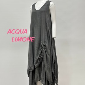 Casual Dress Sleeveless Dress Design Shirring Made in Italy