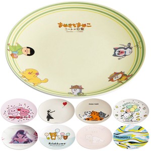 薄肉メラミンプレート 皿 20cm キャラクター MPL20P【スケーター】