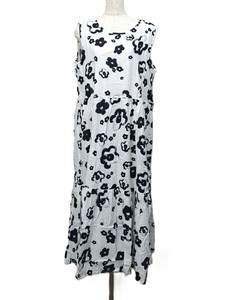 Casual Dress Sleeveless Dress Flower Ladies fashion Floral Pattern black