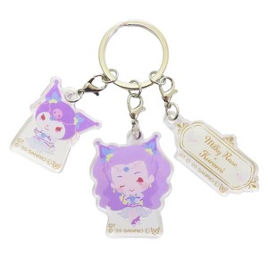 Yes! プリキュア5 GoGo!×サンリオ 3連アクリルキーホルダー ミルキィローズ×クロミ