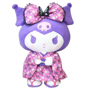 【ぬいぐるみ】クロミ プラッシュドール M ちょうちょ着物