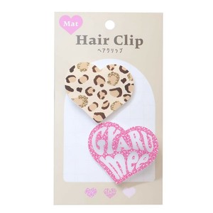 【ヘアアクセサリー】GYARU mee マットヘアクリップ Leopa