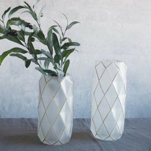 【Global Arrow】welms Frost vase Diamond フロストベース 花瓶 フラワーベース