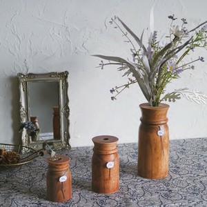 【Global Arrow】BRESKORD Woody Flower Vase 花瓶 フラワーベース