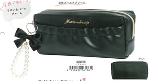 【2025年春夏新作】【新生活】【筆箱】ペンケース　パールドロップ　ブラック　226176