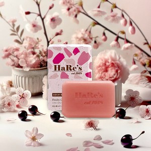 四肌のスキンソープ101＃春　桜　春夏秋冬　花粉　ピンク　洗顔　香り　癒し　かわいい　コスメ　自然派