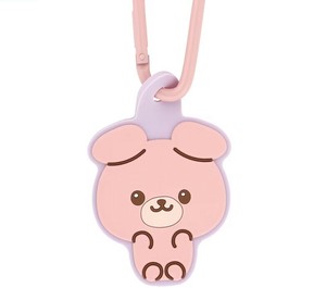 ラバー マスコット 付き カラビナ うさぎ