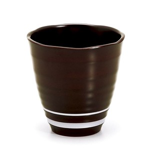 東出漆器 和らぎフリーカップ ライン 溜 24062