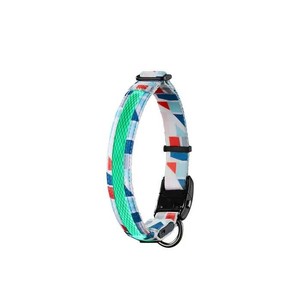 ルークラン ドッグネス LED首輪 S モザイクブルー ペット用品
