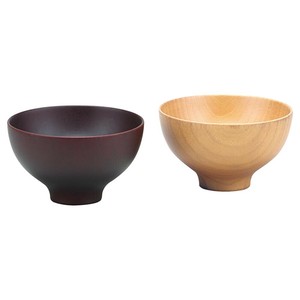 器の木 天然木夫婦汁椀 4556