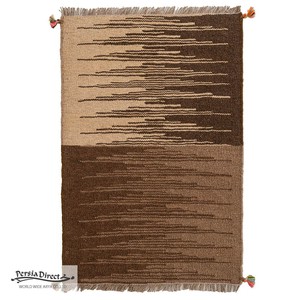 キリム　ペルシャ　イラン　オーガニックウール　絨毯　ラグ　玄関マット　60×90cm　K974_NE