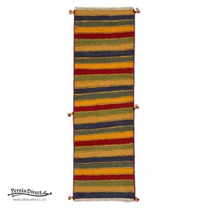キリム　ペルシャ　イラン　オーガニックウール　絨毯　ラグ　細長いサイズ　48×146cm　K928_CL