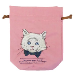 【巾着袋】キャットキンチャクポーチ PK NORWEGIAN