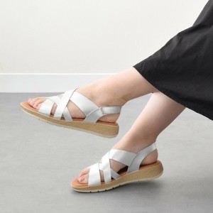 2025春夏新作【MARILA】厚底メタリックレザーサンダル