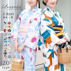 和服/浴衣 女士 2件每组