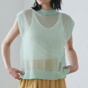 Sweater/Knitwear Crew Neck Sleeveless